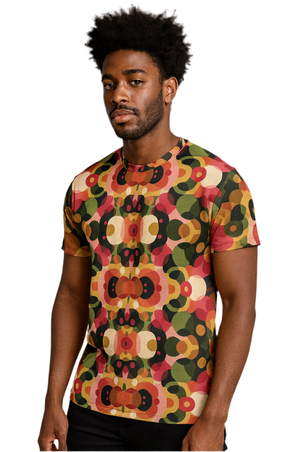 MV Couture Signature T-Shirt mit Allover-Print