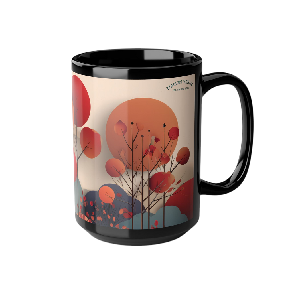 Coffee cup "Amber Horizon" - Golden Autumn No. 72