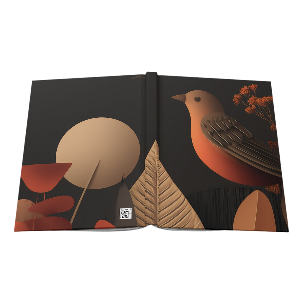 Maison Verne Hardcover Journal "Ember Songbird" - Golden Autumn No. 15