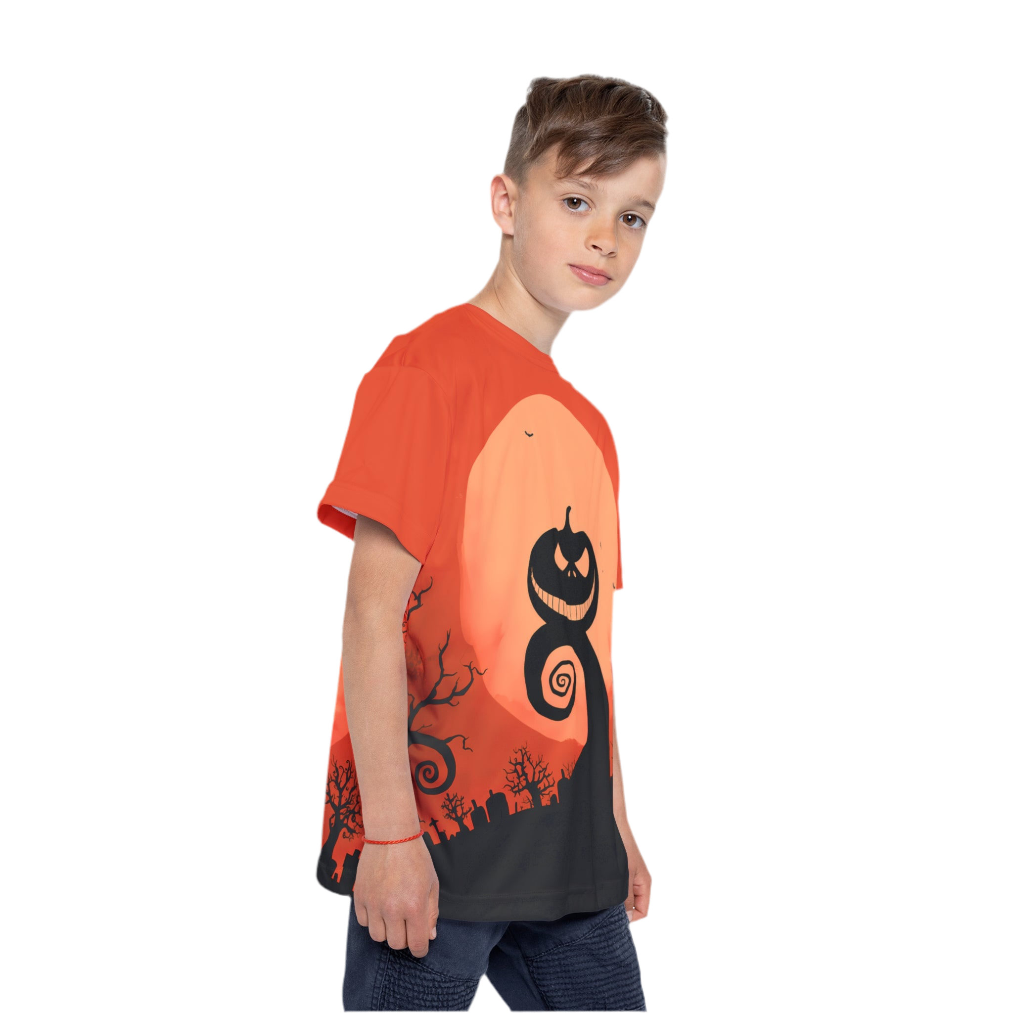 HALLOWEEN LIMITED EDITION Kinder Shirt "Twisted Pumpkin" - 🎃👻 Wicked Elegance No. 57 👻🎃