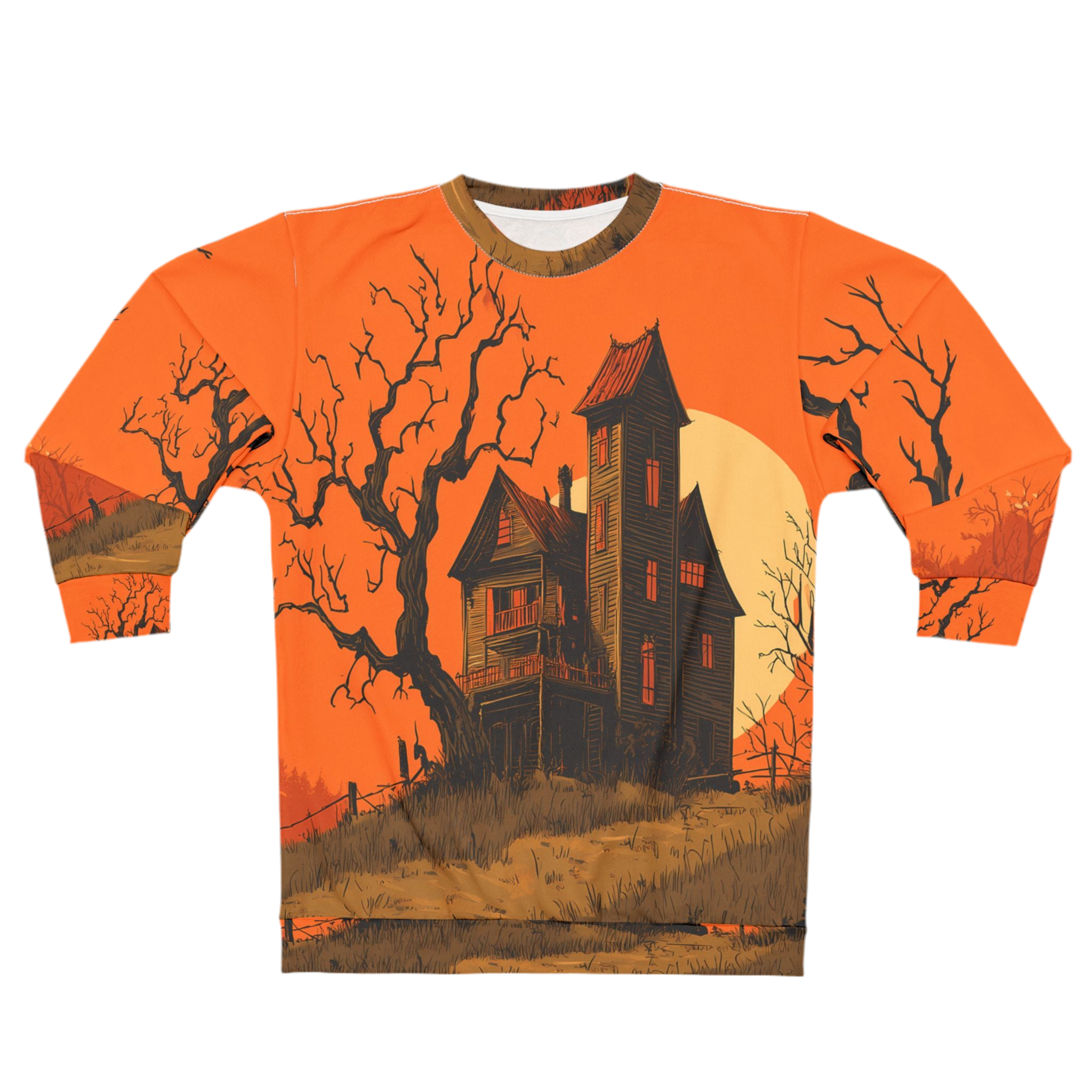 Maison Verne Halloween Ltd. Edition Sweatshirt "Haunted Horizon" - 🎃👻 Wicked Elegance No. 16 👻🎃