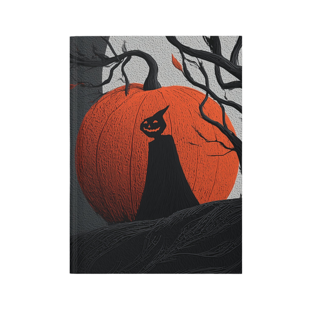 Maison Verne Halloween Ltd. Edition Hardcover Journal "Pumpkin Shadow" - 🎃👻 Wicked Elegance No. 02 👻🎃