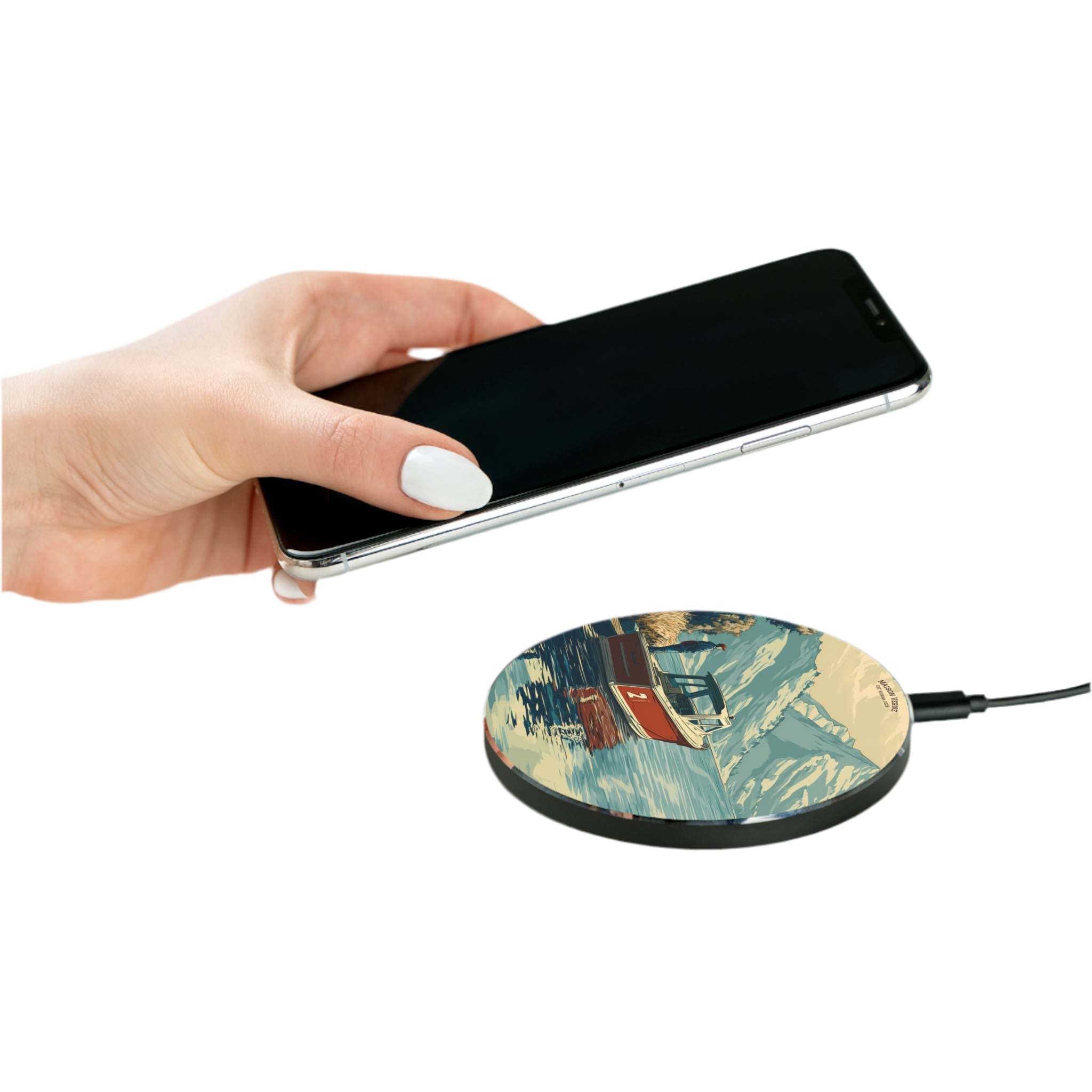 Maison Verne Wireless Charger "Fishing Adventure" - Below & Beyond No. 03