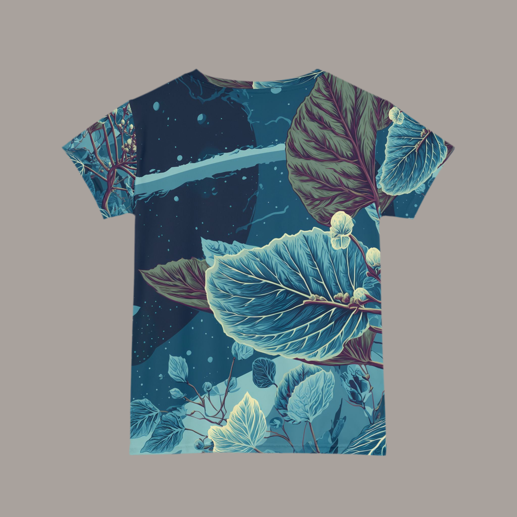 Maison Verne Damen Shirt "Galactic Veins" - Cosmic Botanicals No. 89