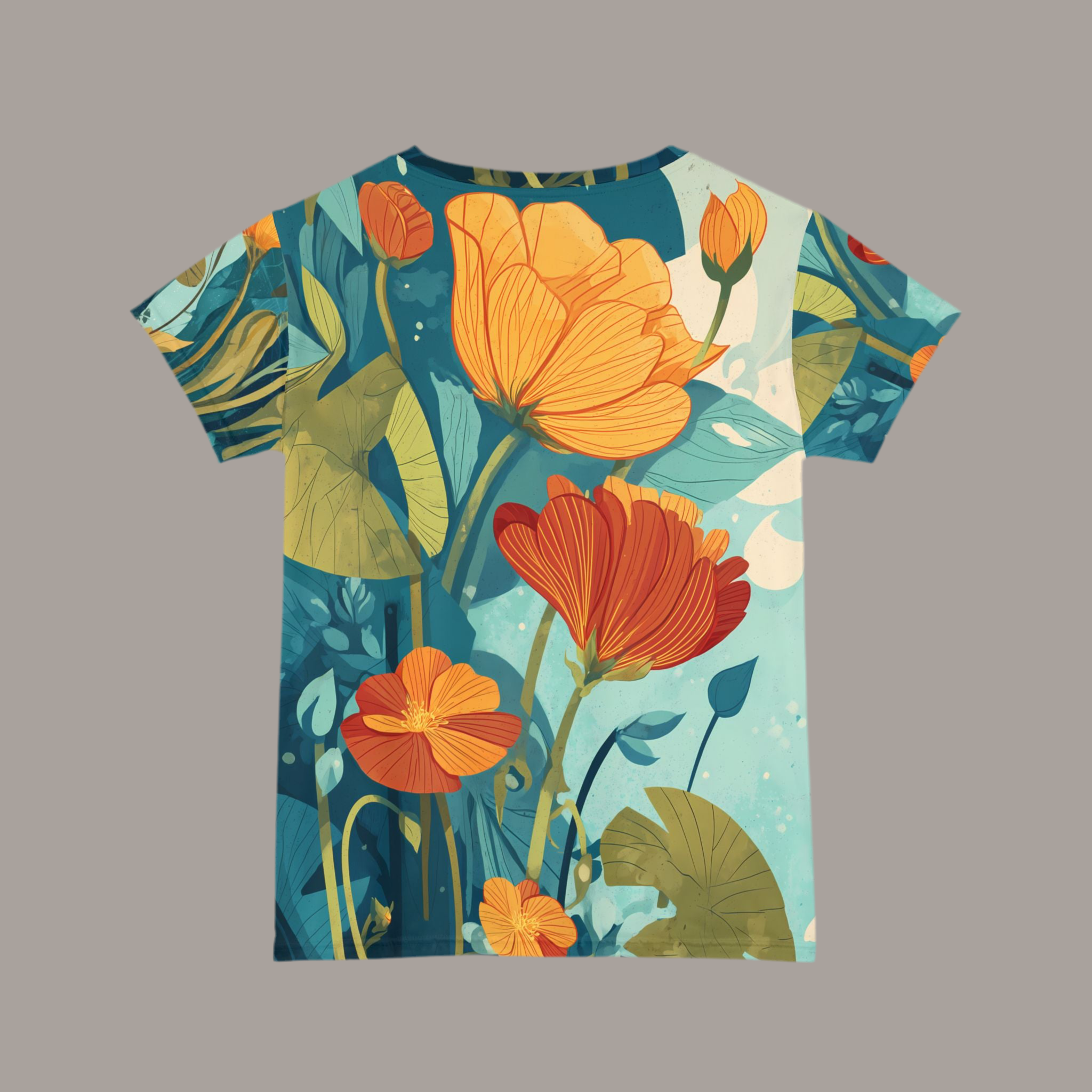 Maison Verne Damen Shirt "Aurora Petals" - Cosmic Botanicals No. 70