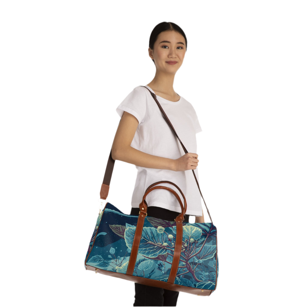 Maison Verne Reisetasche "Galactic Veins" - Cosmic Botanicals No. 89