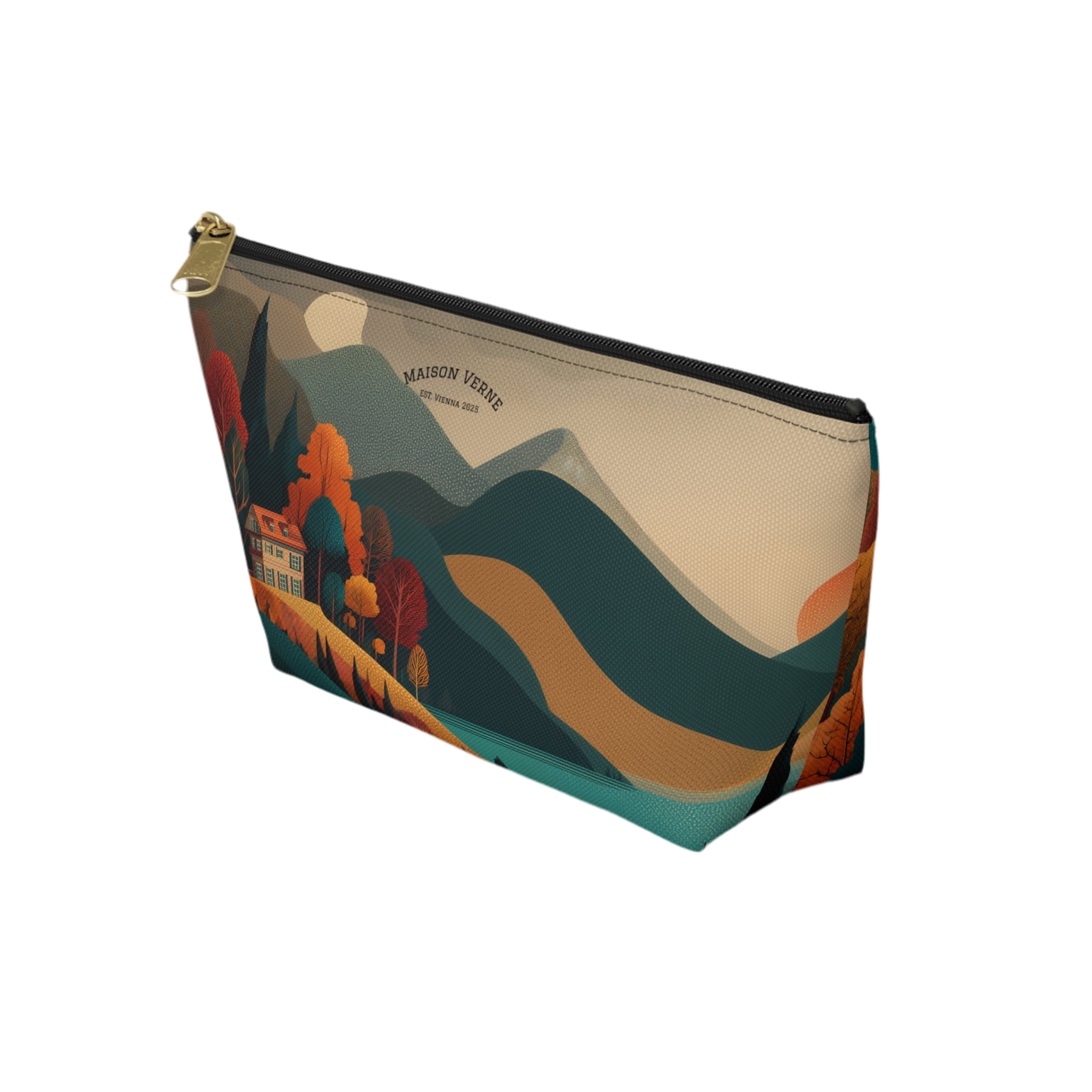 Maison Verne Kosmetiktasche "Twilight over Golden Hills" - Golden Autumn No. 20