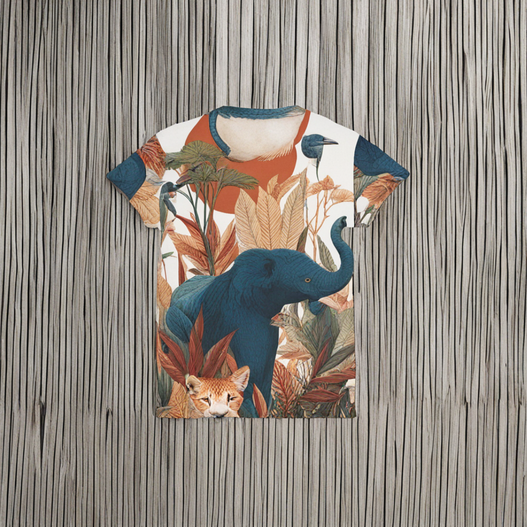 Women's T-shirt "Savannah Royal" - Wilderness Whisper No. 07 PLUS SIZE