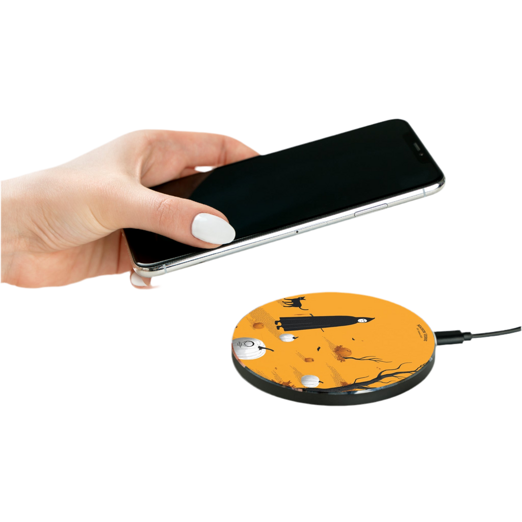 Maison Verne Halloween Ltd. Edition Wireless Charger "Silent Harvest" - 🎃👻 Wicked Elegance No. 11 👻🎃