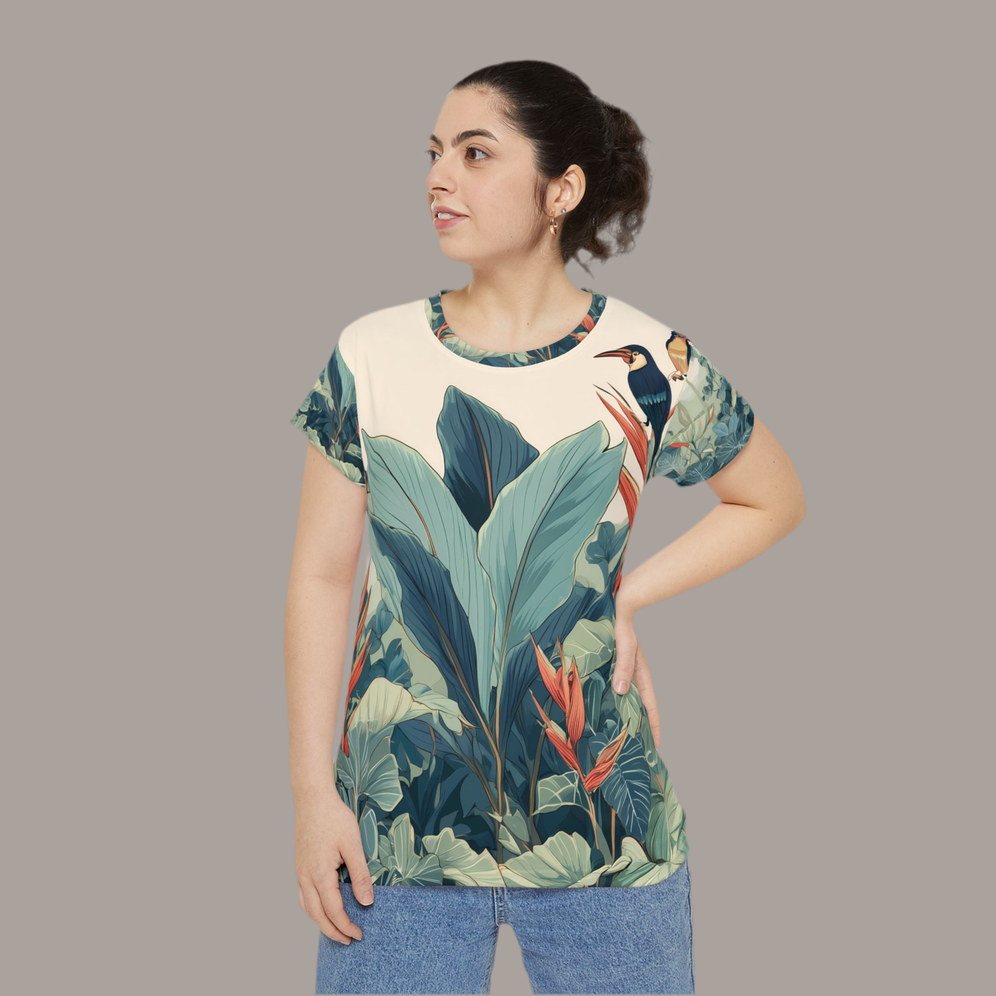 Maison Verne Damen Shirt "Canopy Serenade" - Wilderness Whisper No. 70
