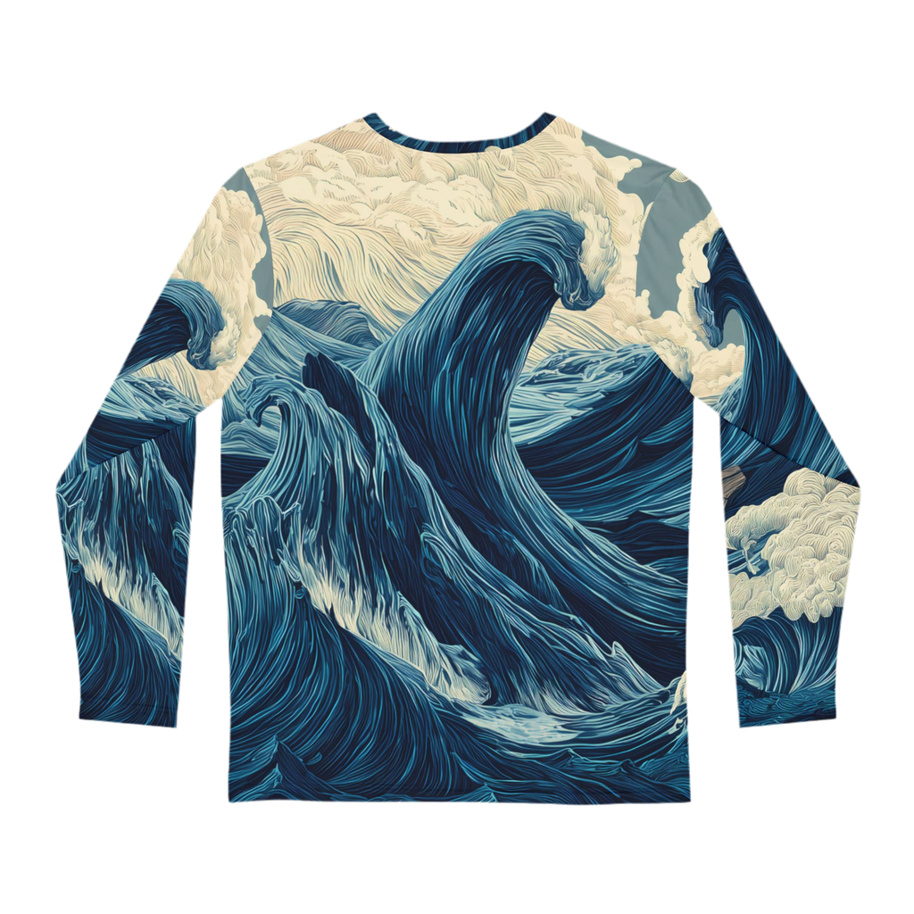 Maison Verne Männer Long Sleeve Shirt - Opal Depths No. 38