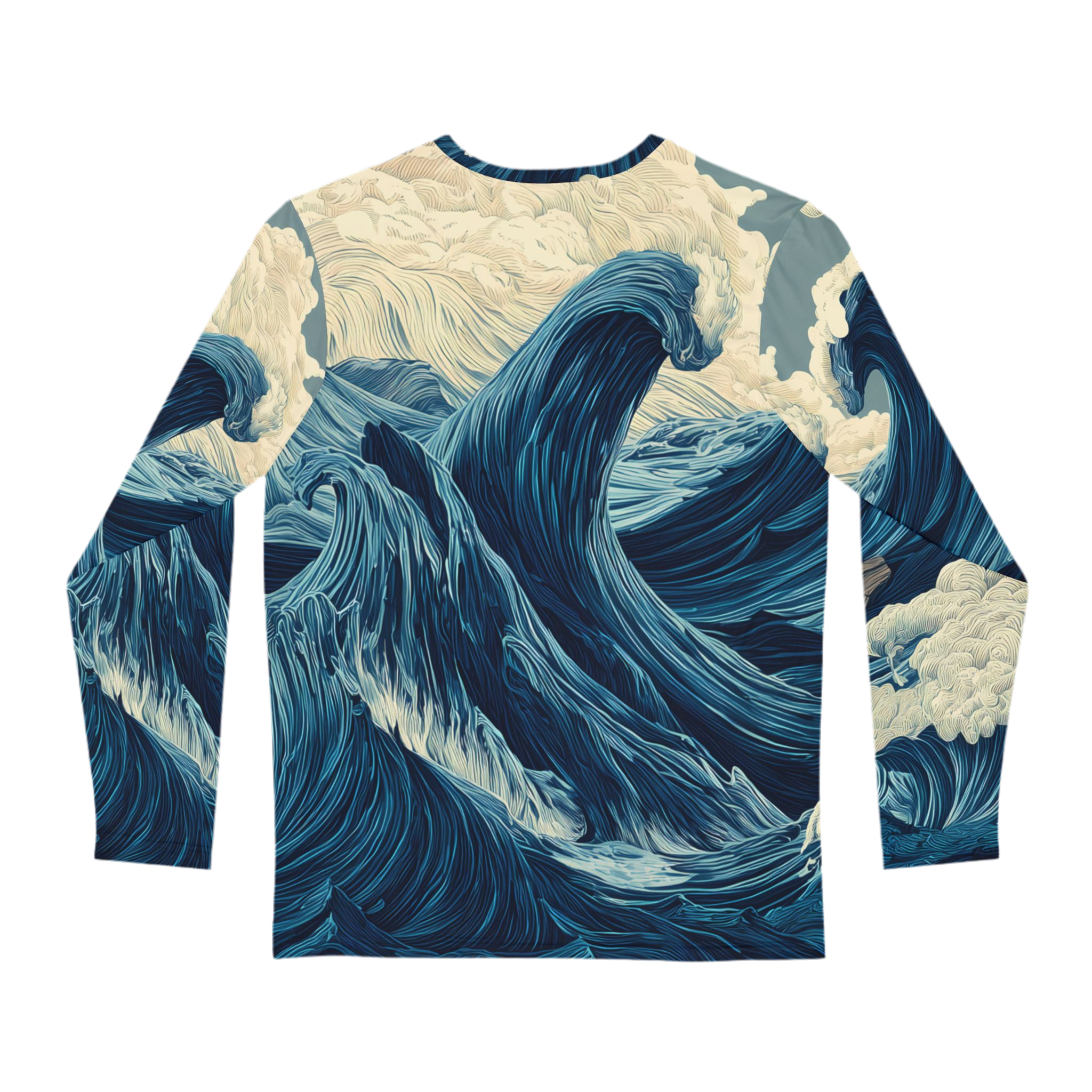 Maison Verne Männer Long Sleeve Shirt - Opal Depths No. 38