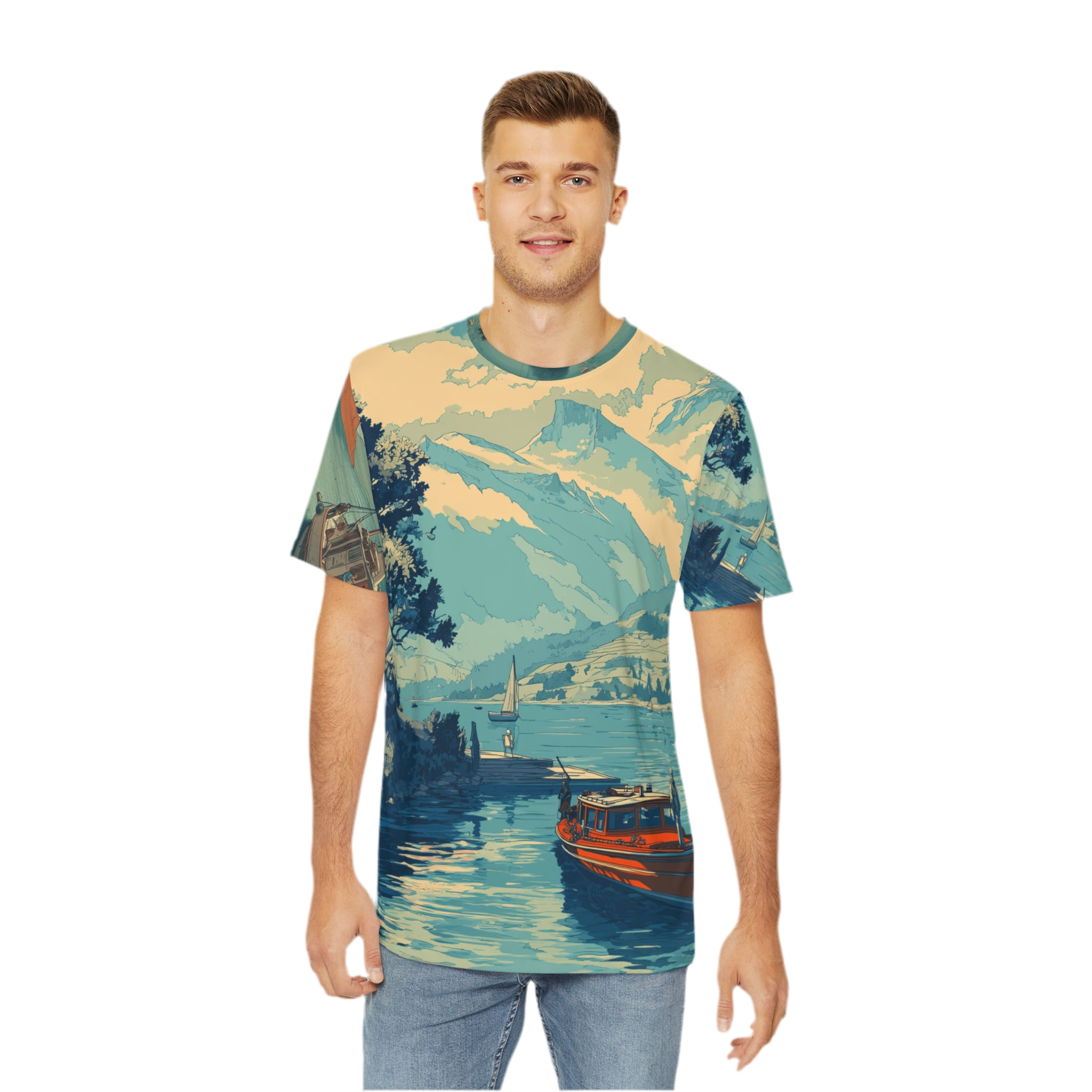 Männer Shirt "Scenic Landscape", Below & Beyond No. 01
