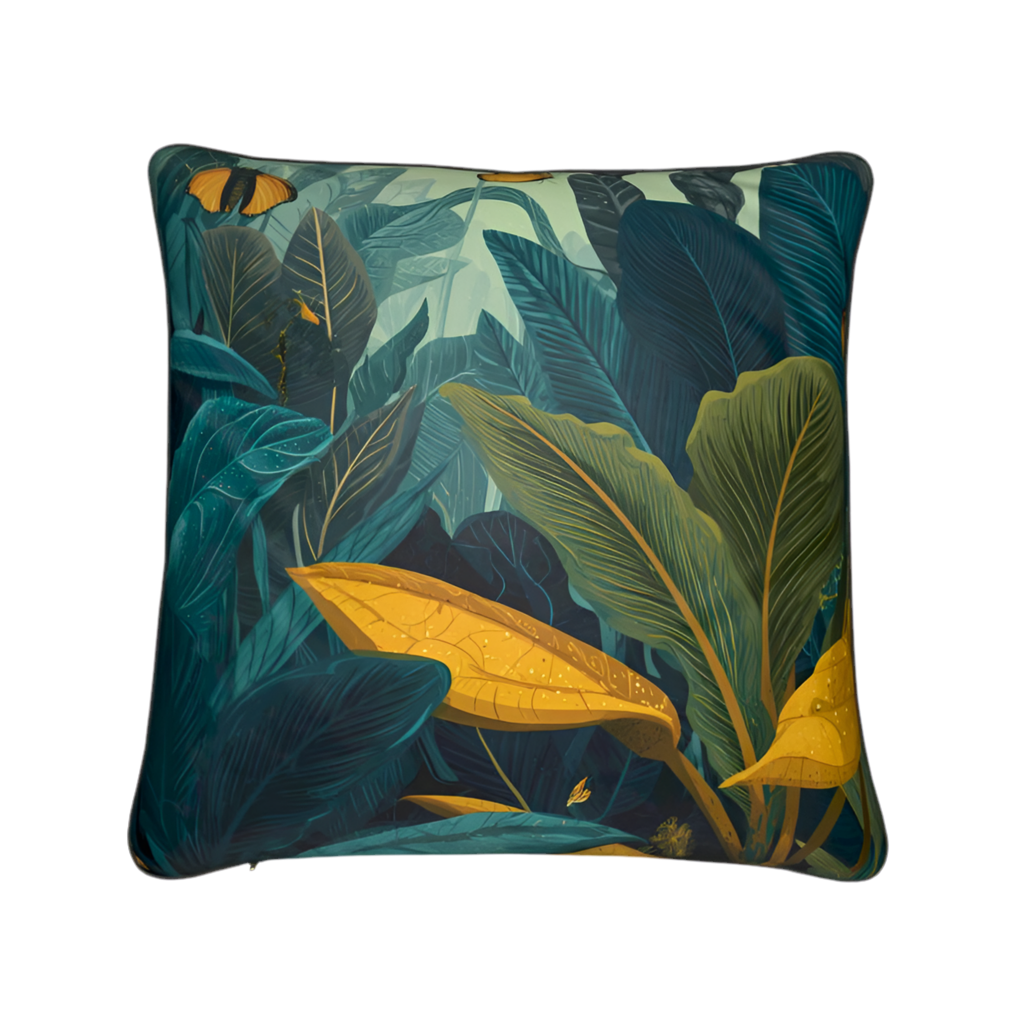 MV Couture Signature Samt-Zierkissen mit Gänsefeder-Füllung