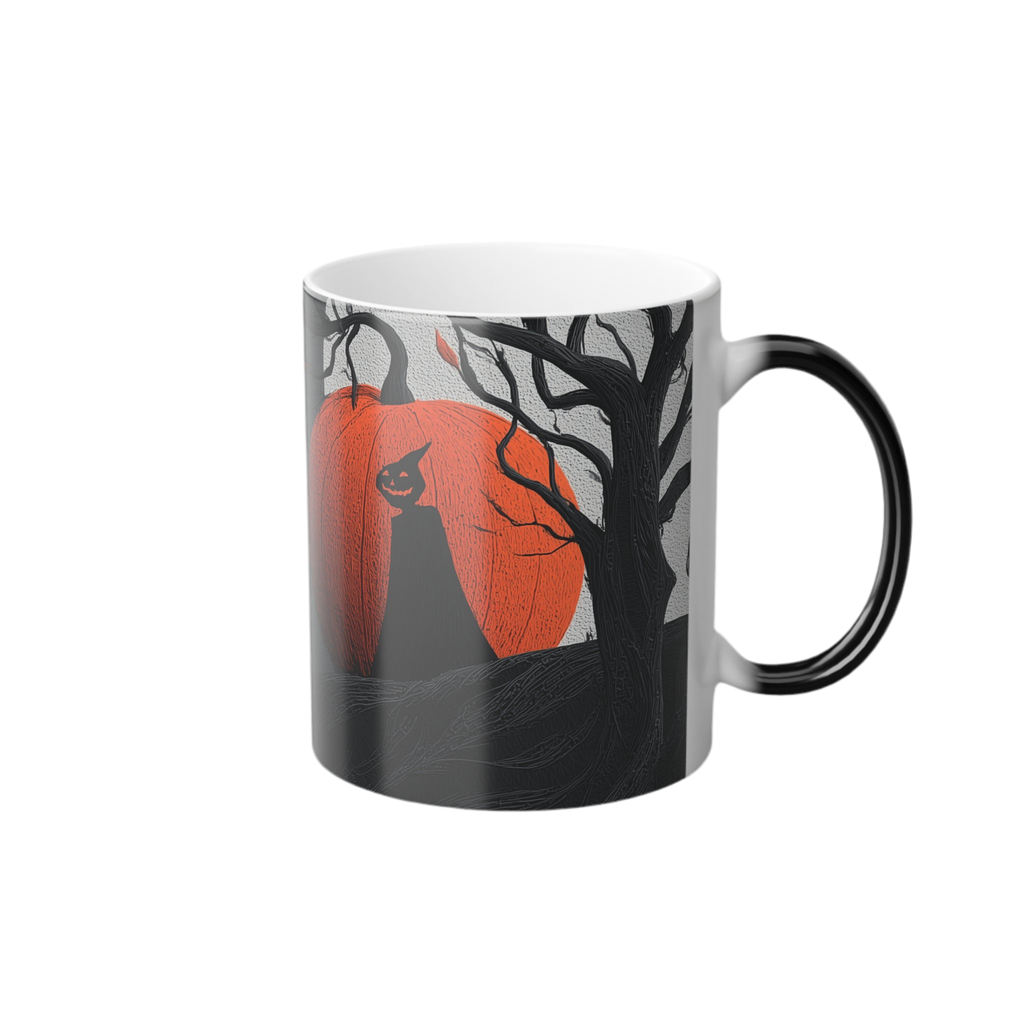 HALLOWEEN LIMITED EDITION Magic Mug "Pumpkin Shadow" - 🎃👻 Wicked Elegance No. 02 👻🎃