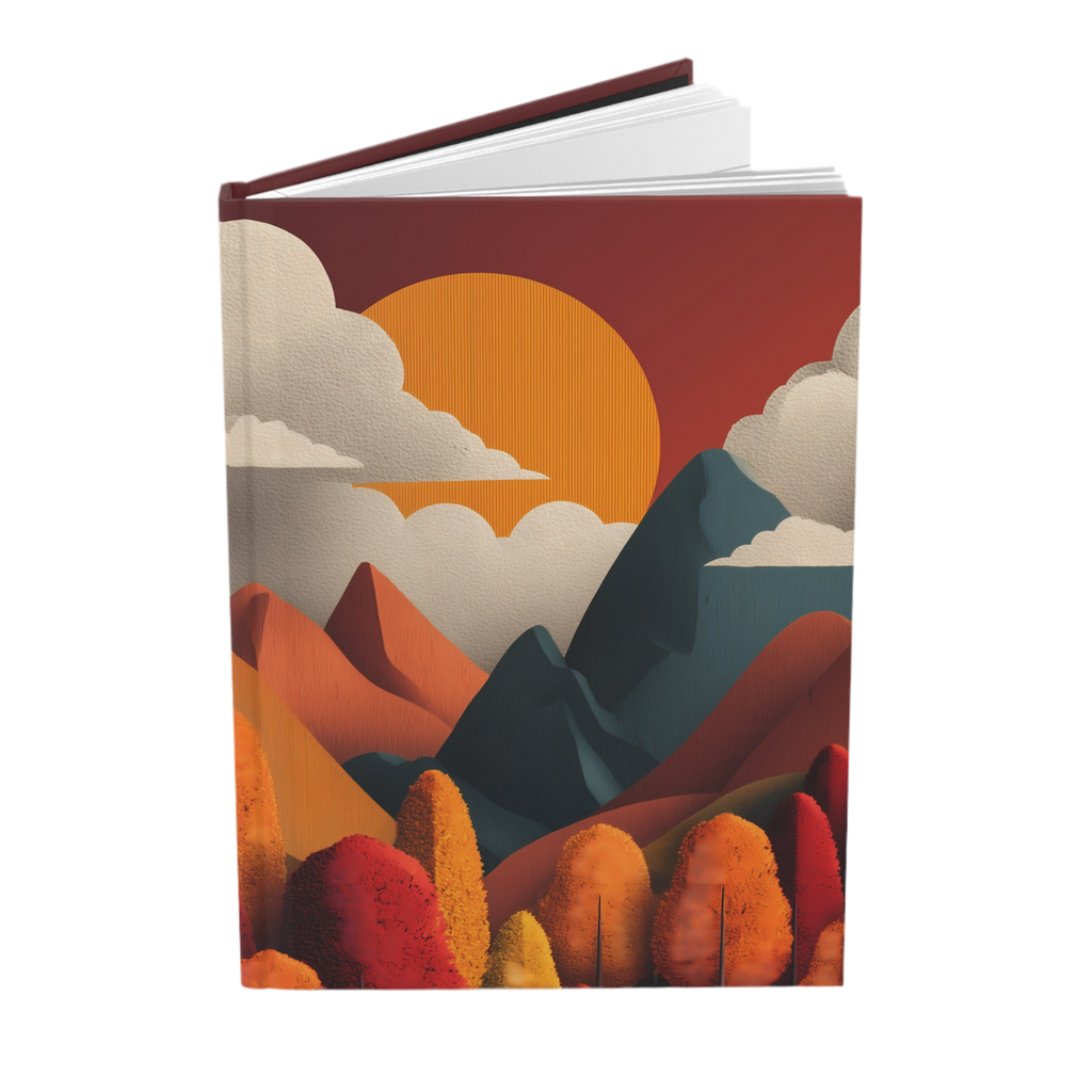 Maison Verne Hardcover Journal "Ember Peaks" - Golden Autumn No. 01