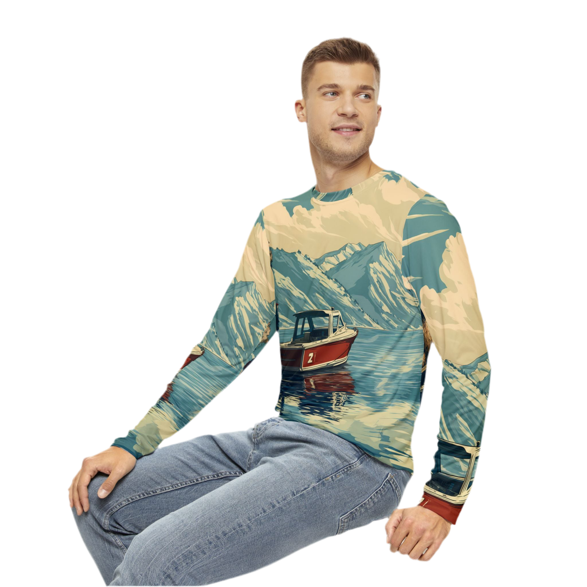 Maison Verne Männer Long Sleeve Shirt - Below & Beyond No. 03