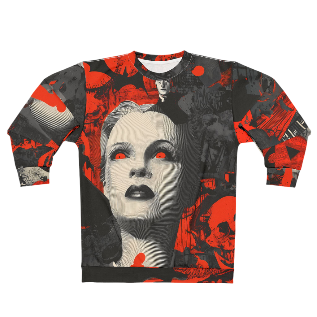 Maison Verne Halloween Ltd. Edition Sweatshirt "Eclipse Muse" - 🎃👻 Wicked Elegance No. 67 👻🎃