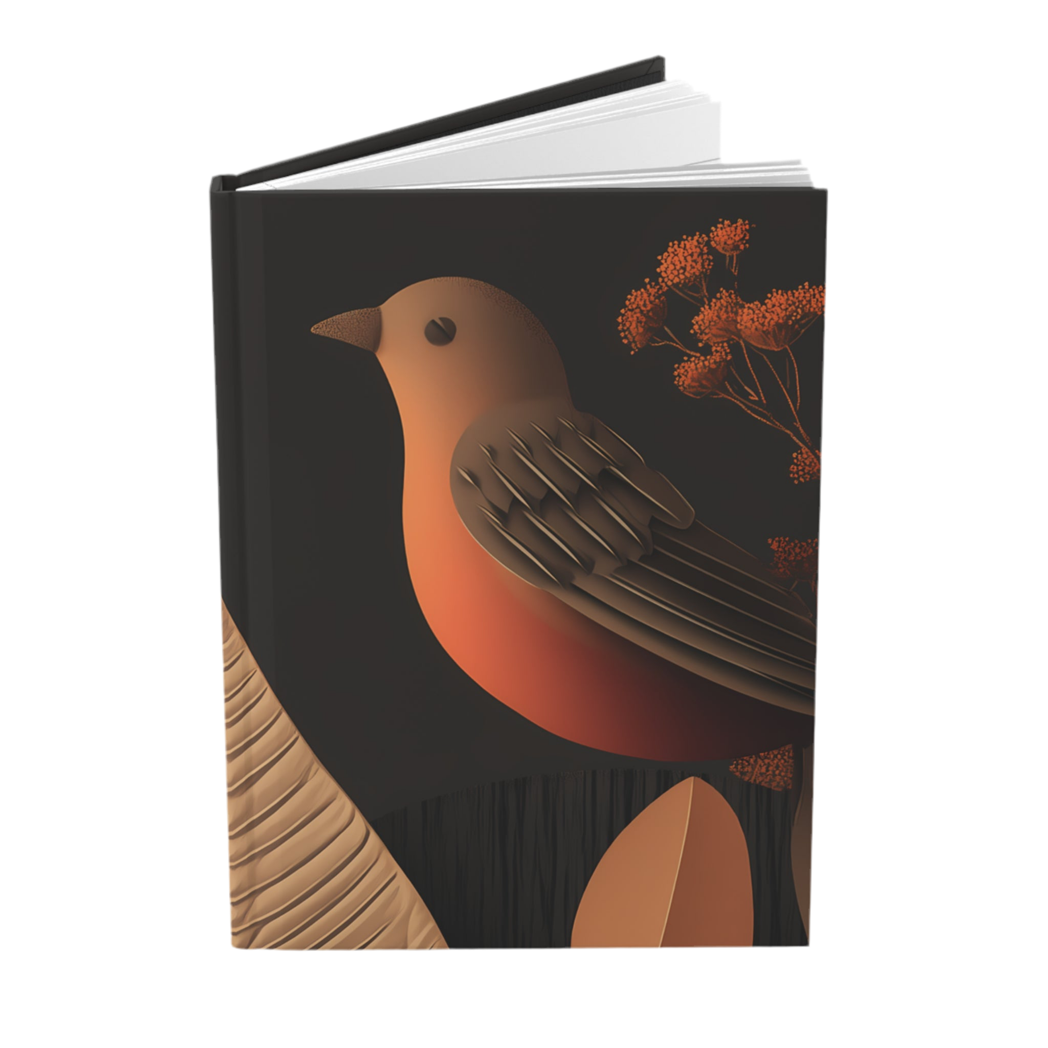 Maison Verne Hardcover Journal "Ember Songbird" - Golden Autumn No. 15
