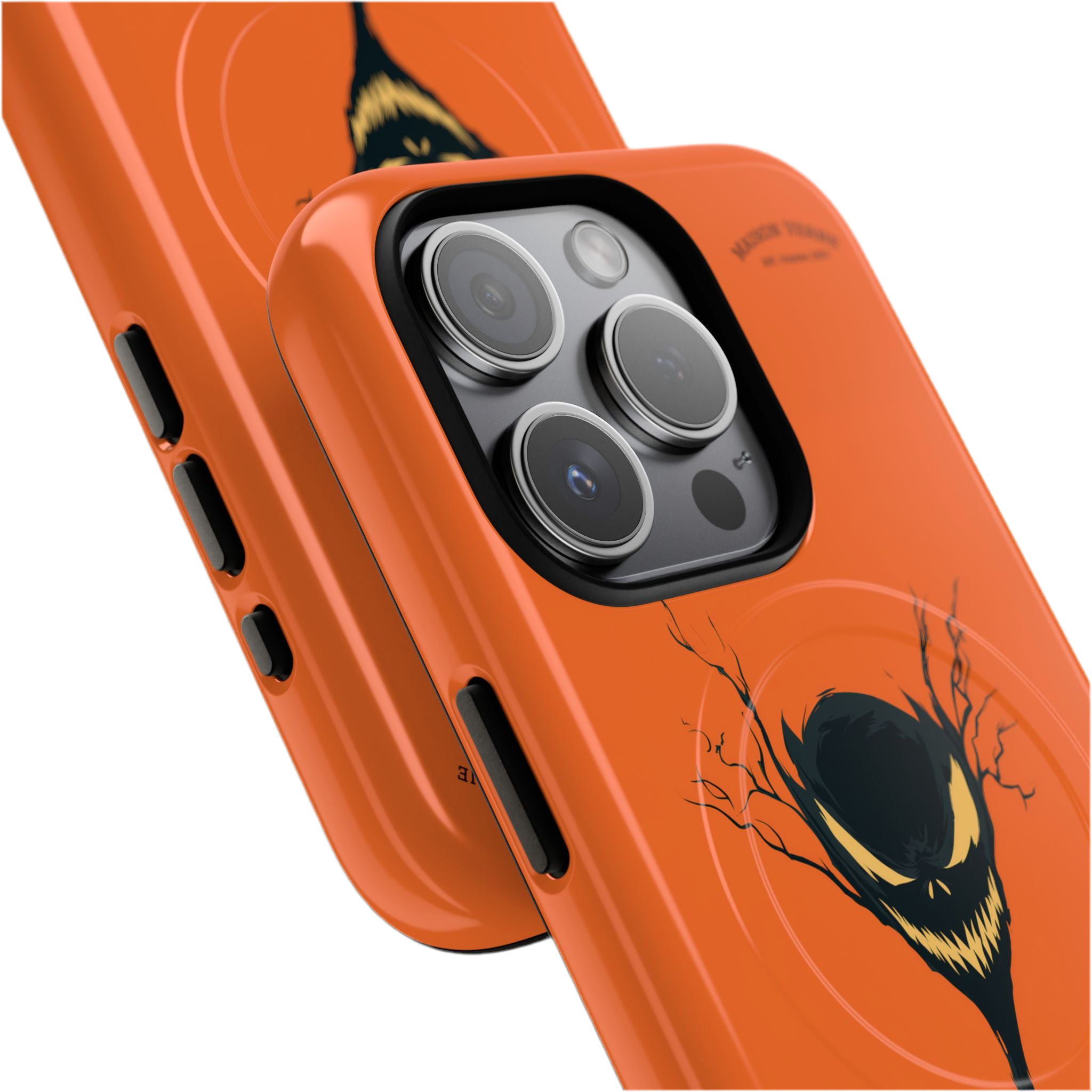 HALLOWEEN LIMITED EDITION MagSafe iPhone-Schutzhülle "The Grinning Tree" - 🎃👻 Wicked Elegance No. 26 👻🎃