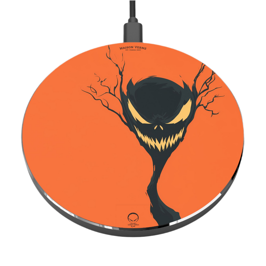 Maison Verne Halloween Ltd. Edition Wireless Charger "The Grinning Tree" - 🎃👻 Wicked Elegance No. 26 👻🎃