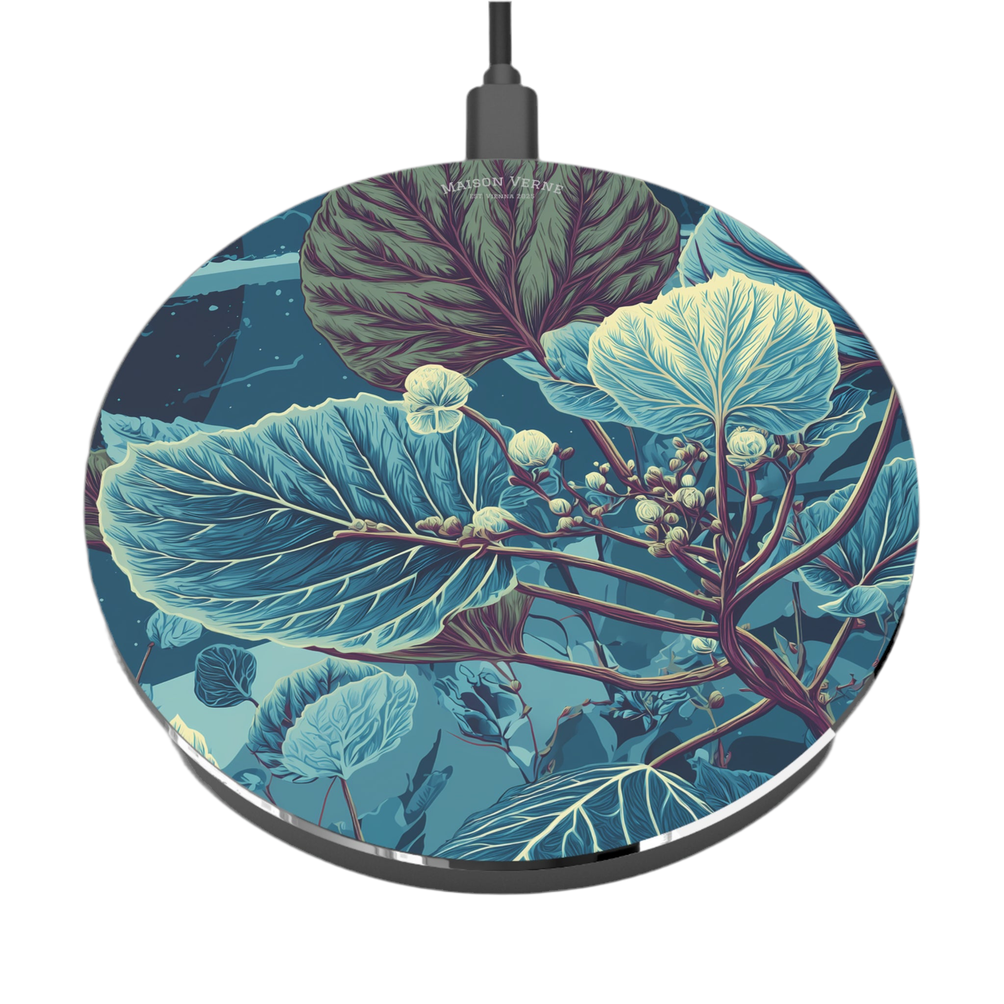Maison Verne Wireless Charger "Galactic Veins" - Cosmic Botanicals No. 89