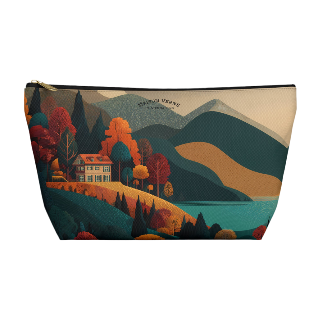 Maison Verne Kosmetiktasche "Twilight over Golden Hills" - Golden Autumn No. 20