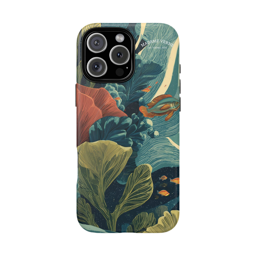 Maison Verne MagSafe iPhone-Schutzhülle "Celestial Reef" - Cosmic Botanicals No. 66