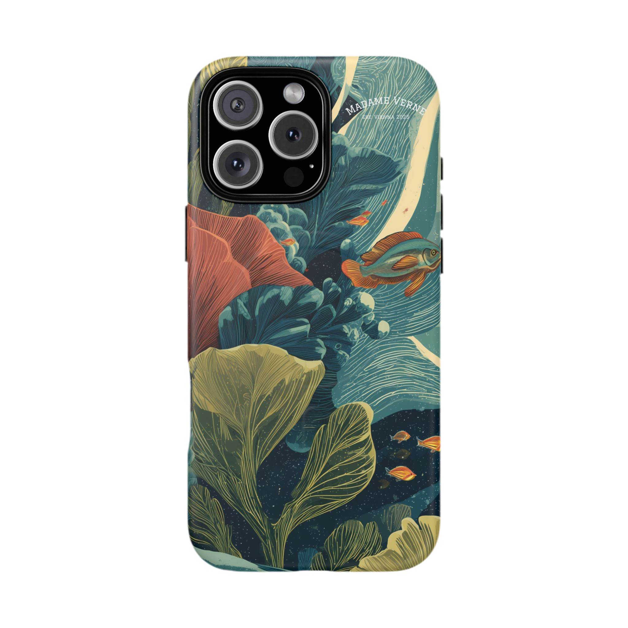 Maison Verne MagSafe iPhone-Schutzhülle "Celestial Reef" - Cosmic Botanicals No. 66