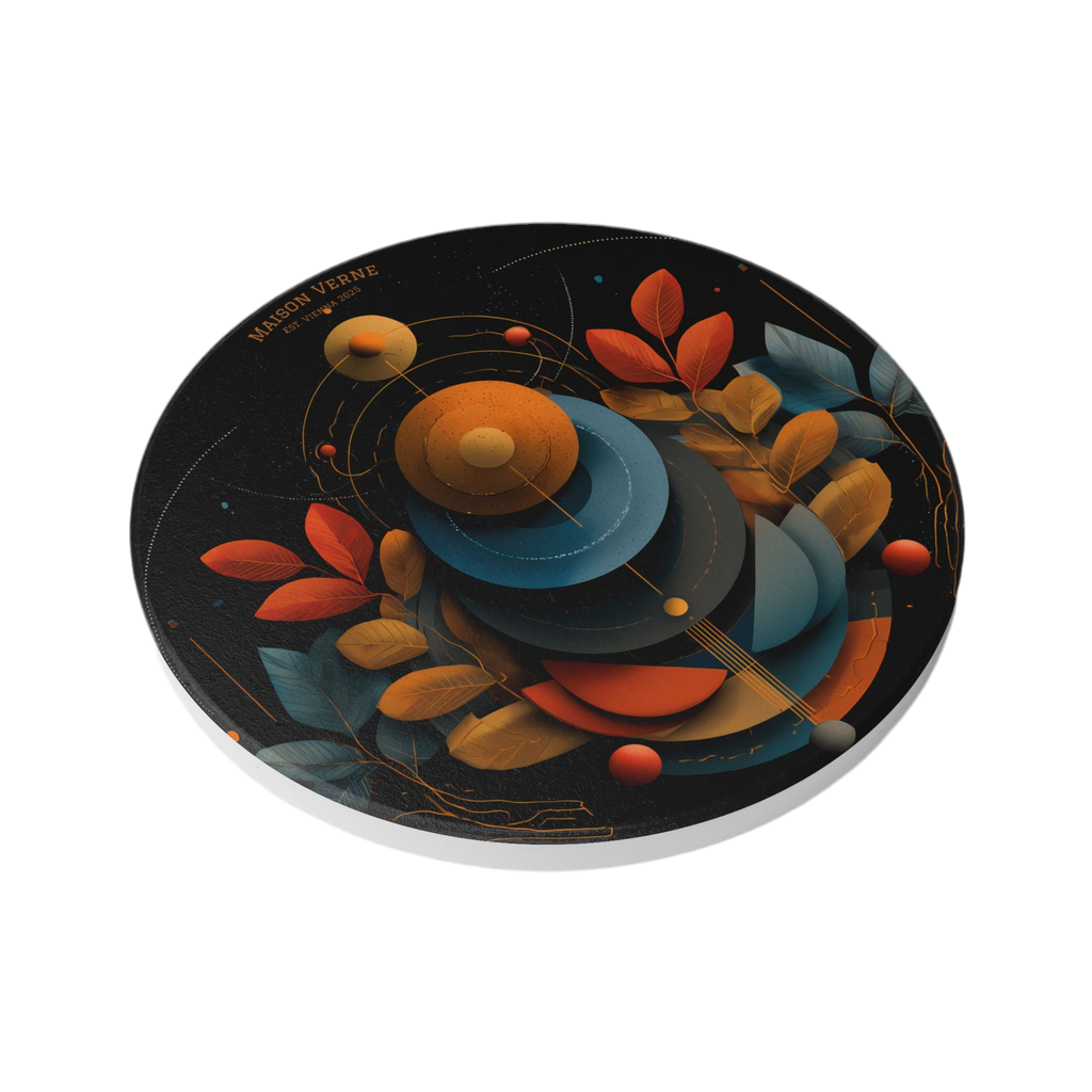 Maison Verne Keramik Untersetzer "Cosmic Harvest" - Golden Autumn No. 31