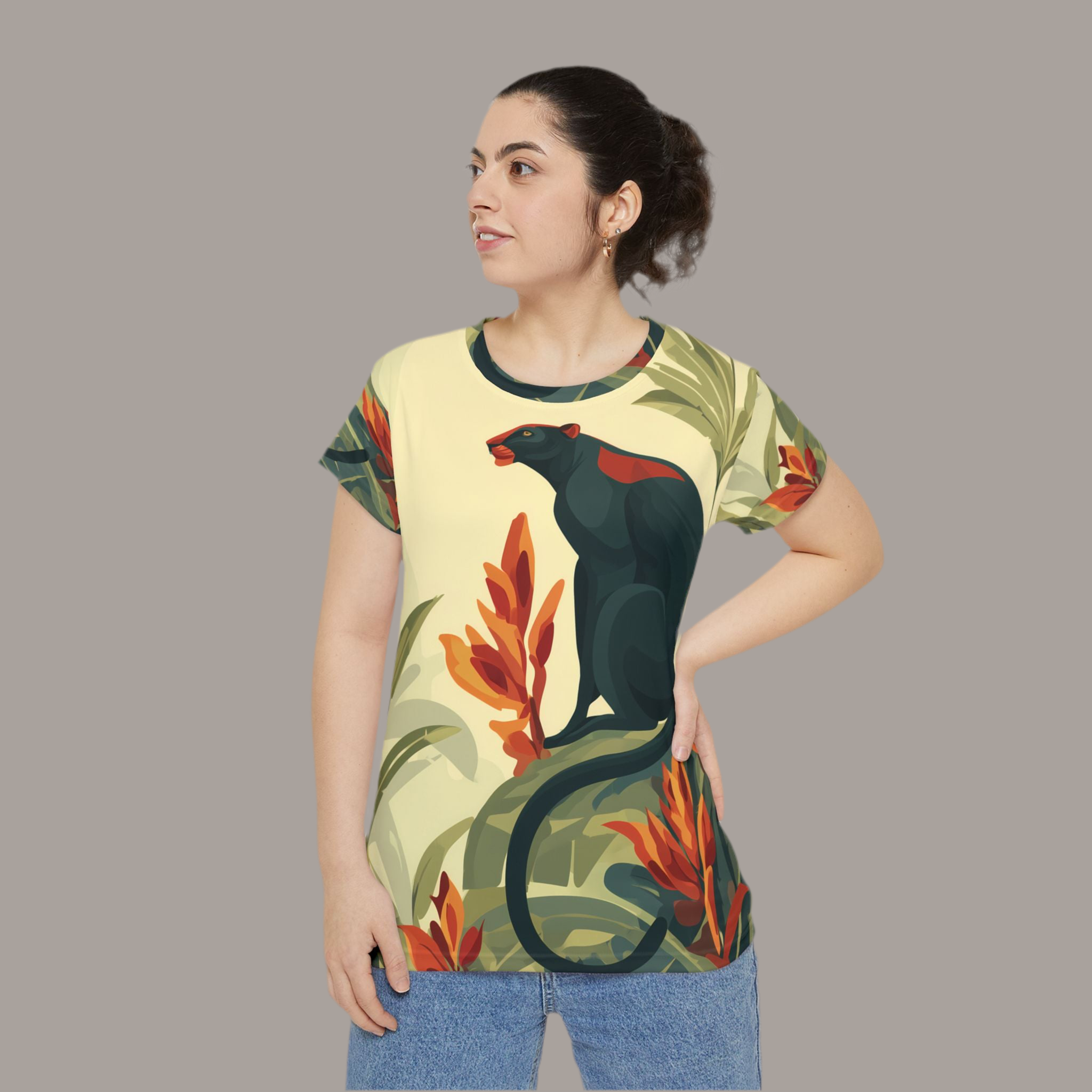 Maison Verne Damen Shirt "Ember in the Leaves" - Wilderness Whisper No. 55