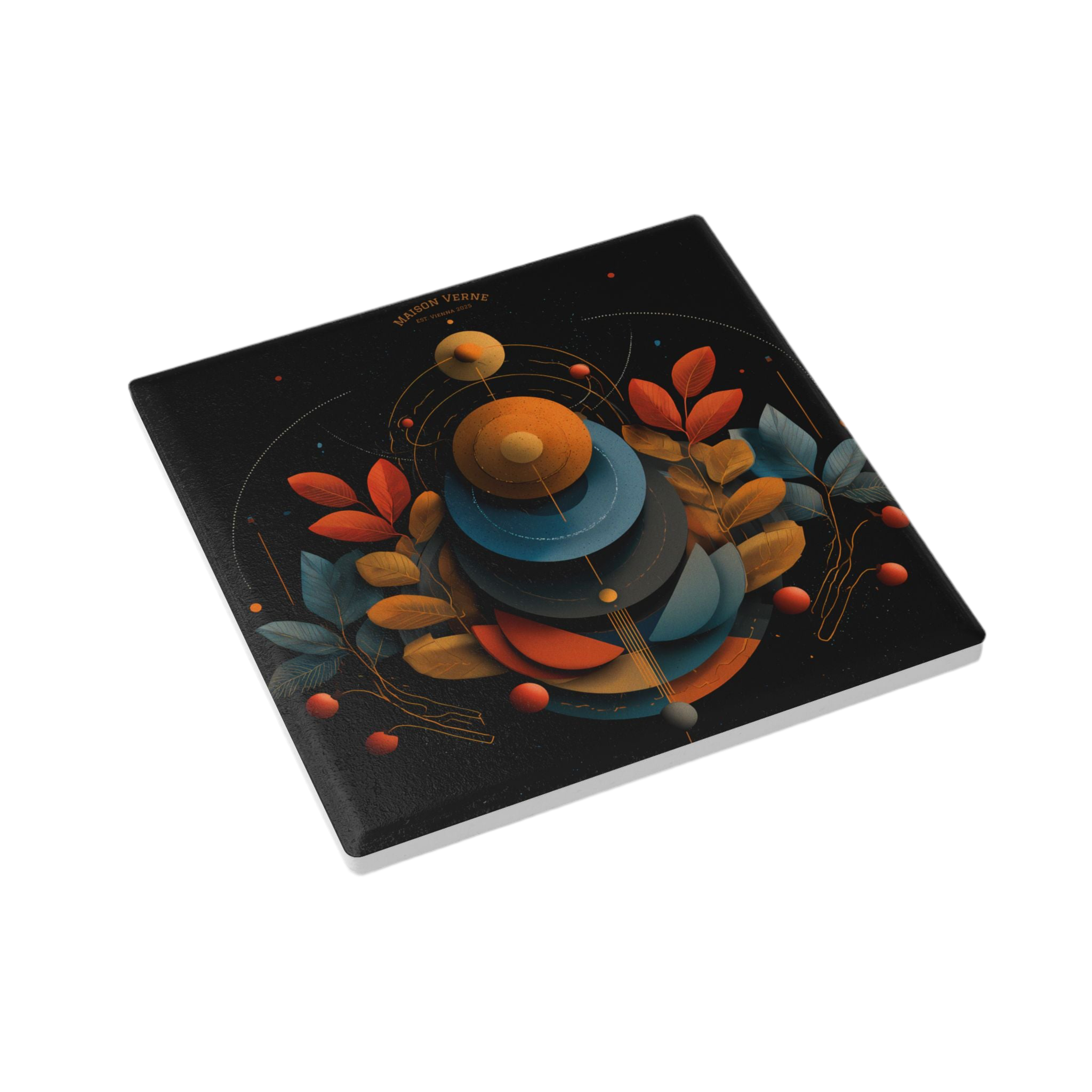 Maison Verne Keramik Untersetzer "Cosmic Harvest" - Golden Autumn No. 31