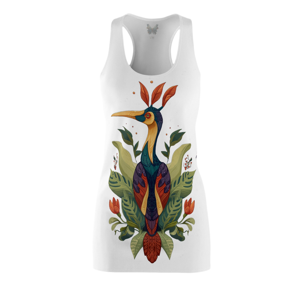 Beach Dress "Scarlet Canopy"