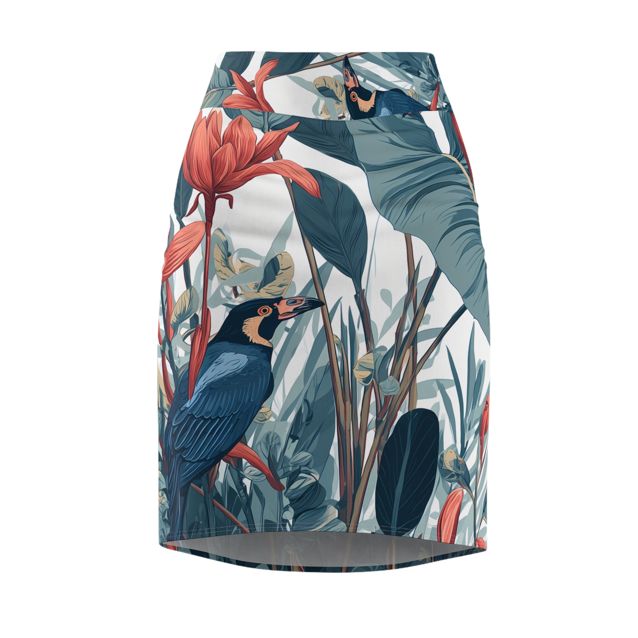 Plus Size Bleistiftrock "Tropical Reverie" - Wilderness Whisper No. 41