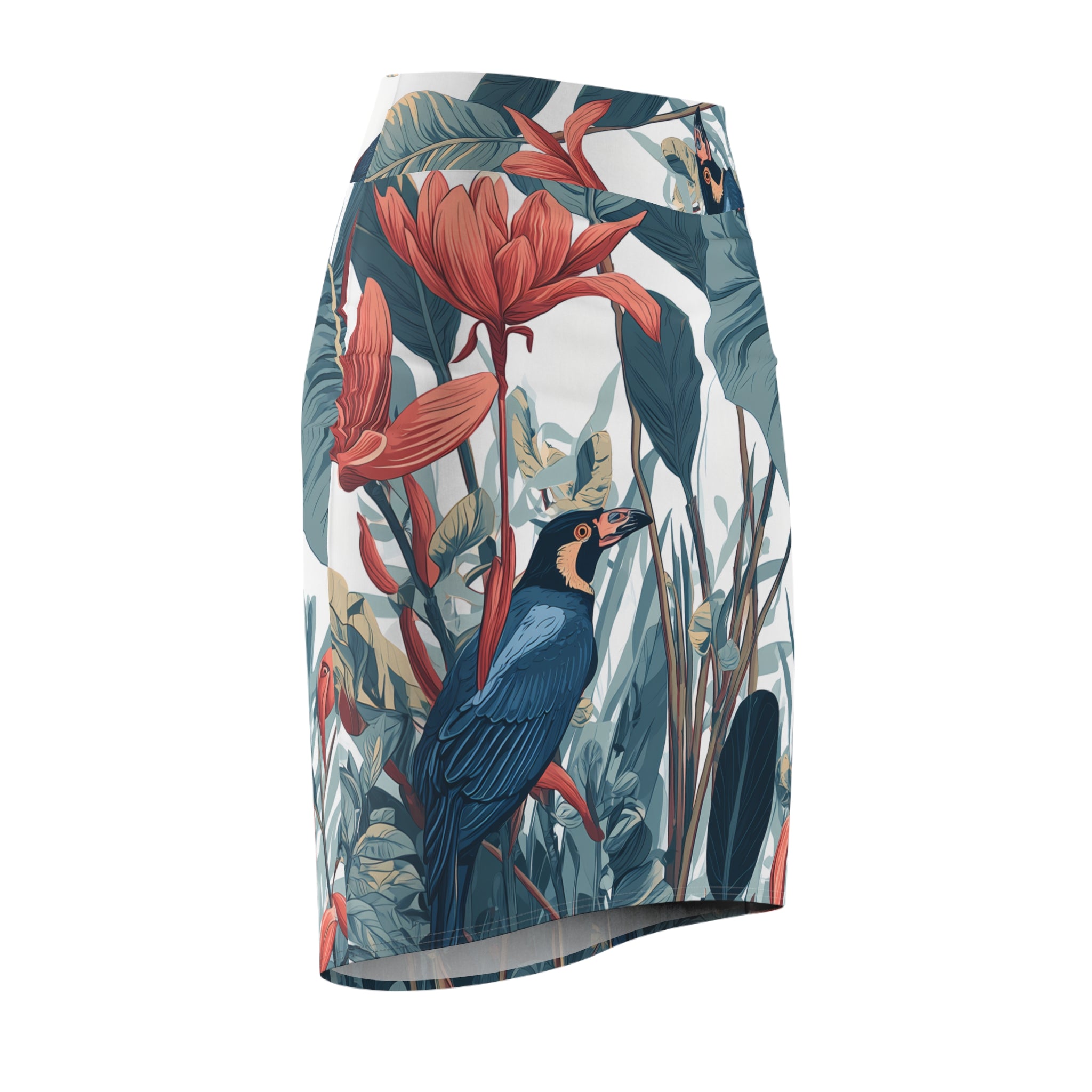 Plus Size Bleistiftrock "Tropical Reverie" - Wilderness Whisper No. 41