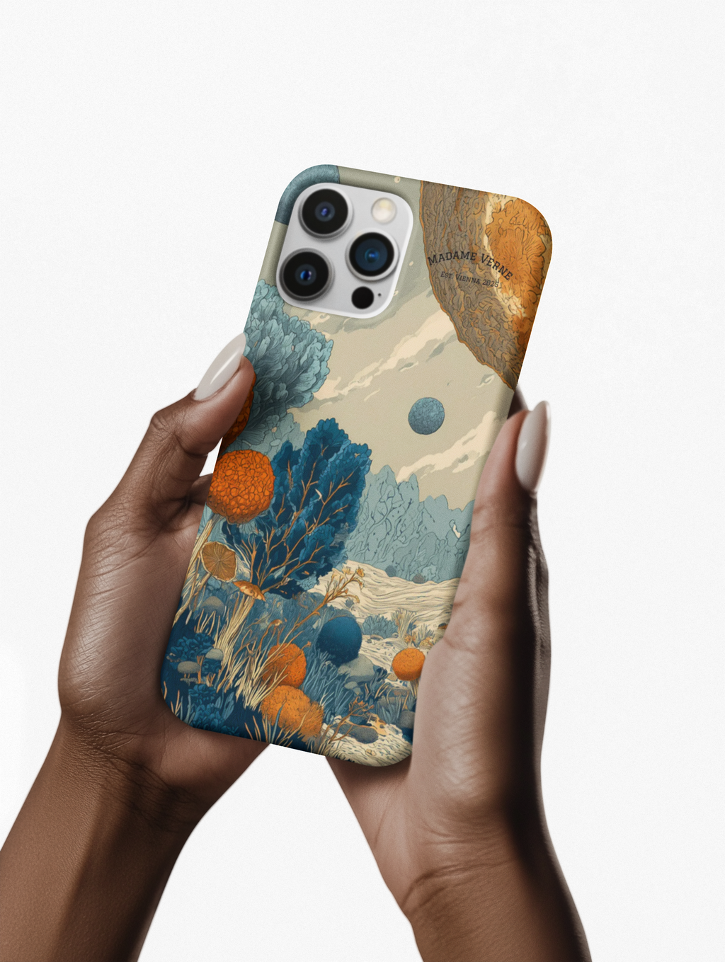 MagSafe iPhone Case "Ethereal Meadow" - Cosmic Botanicals No. 85