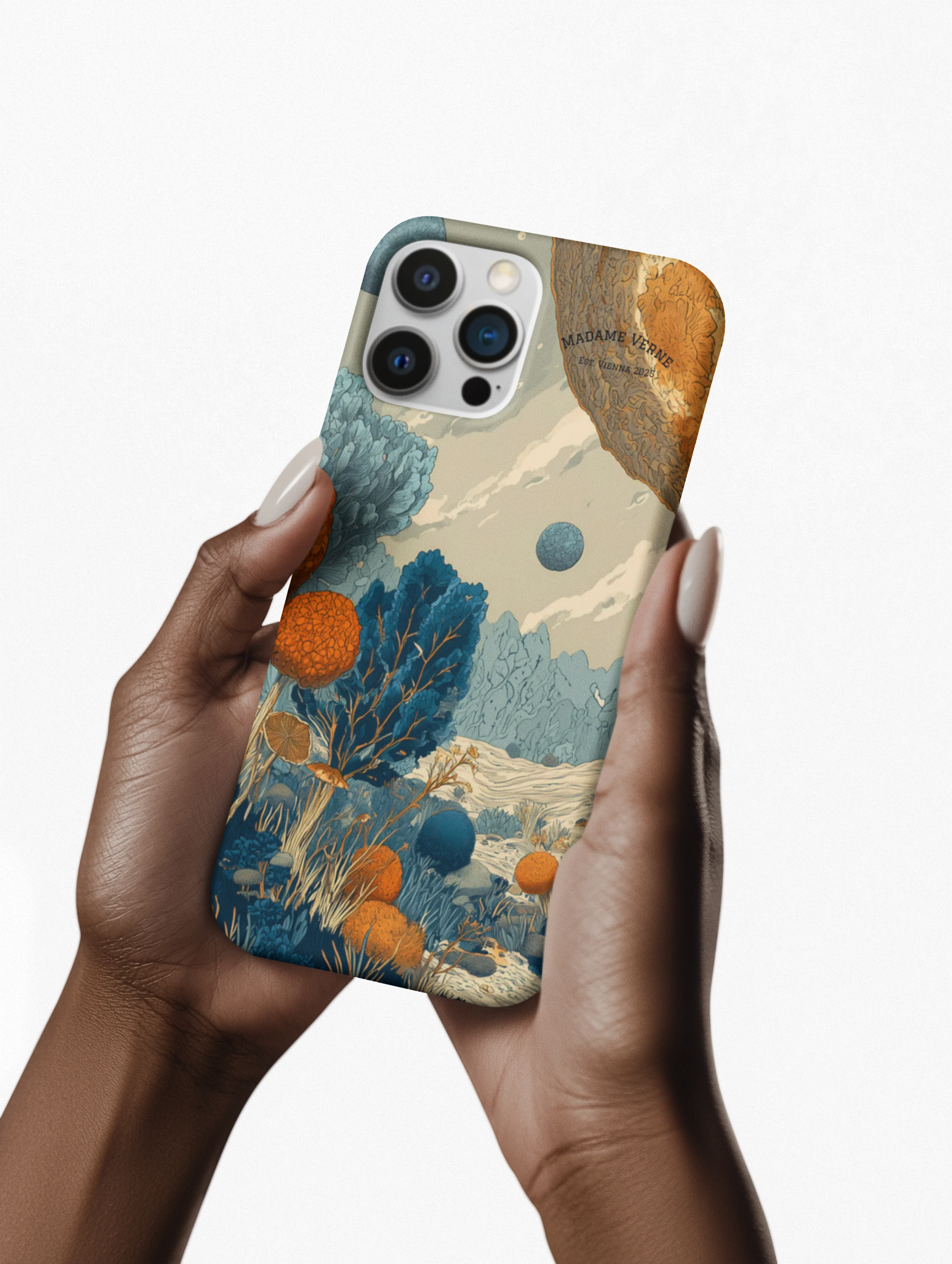 MagSafe iPhone-Schutzhülle "Ethereal Meadow" - Cosmic Botanicals No. 85
