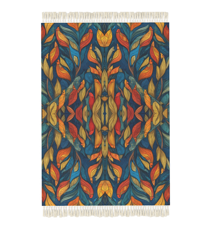 MV Couture Teppich aus marmoriertem schweren Samt