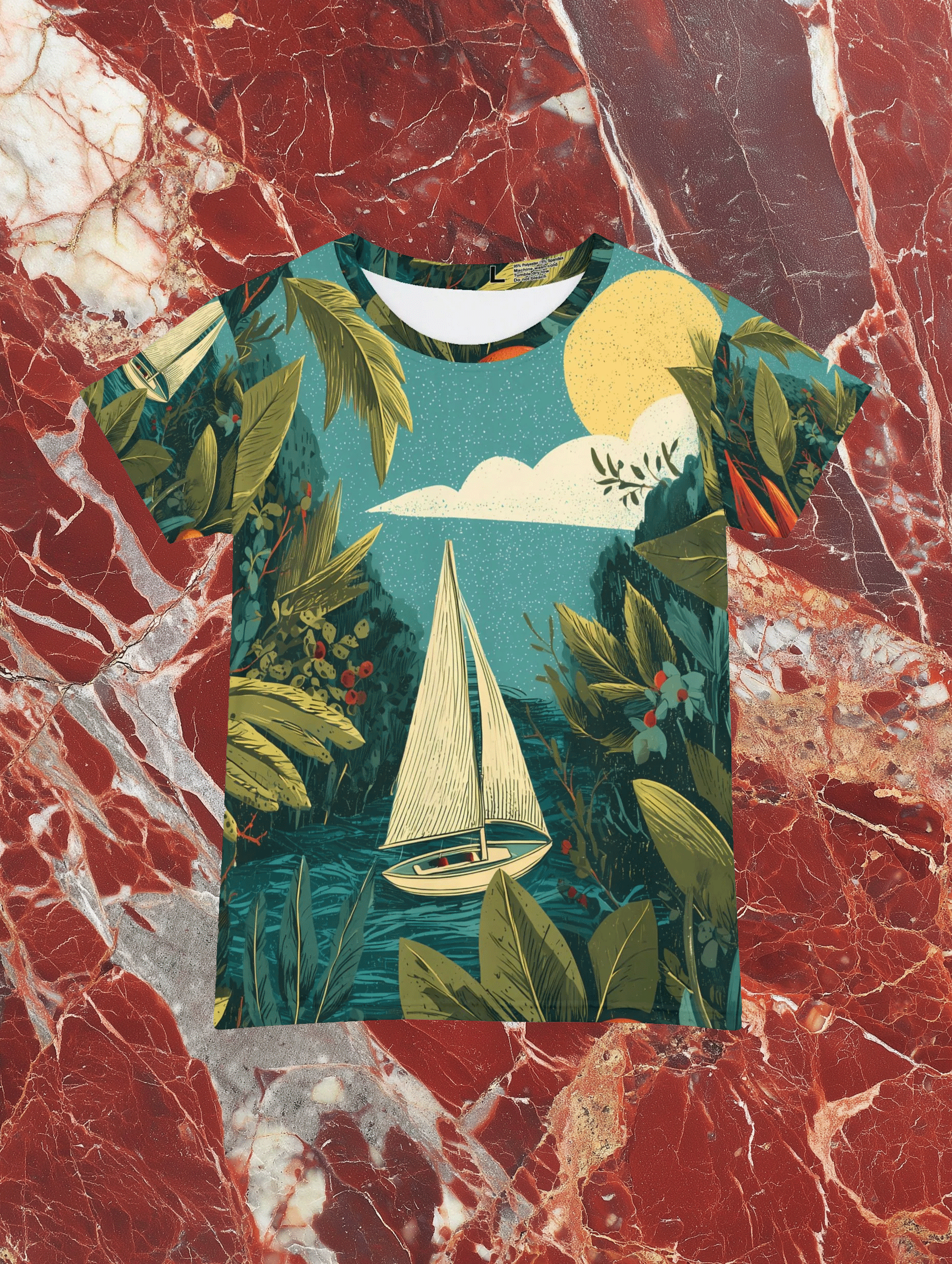 Women's Shirt "Tropical Passage" - Wilderness Whisper No. 76