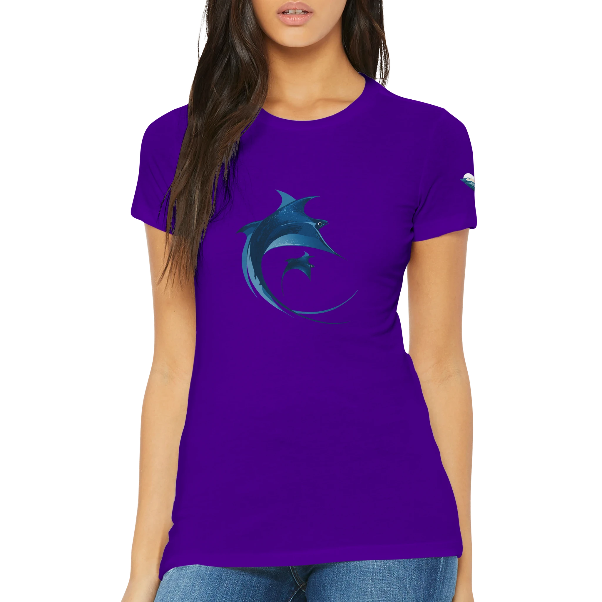 Women's T-shirt - "Ocean Dancer" - Opal Depths No. 20 (EU)