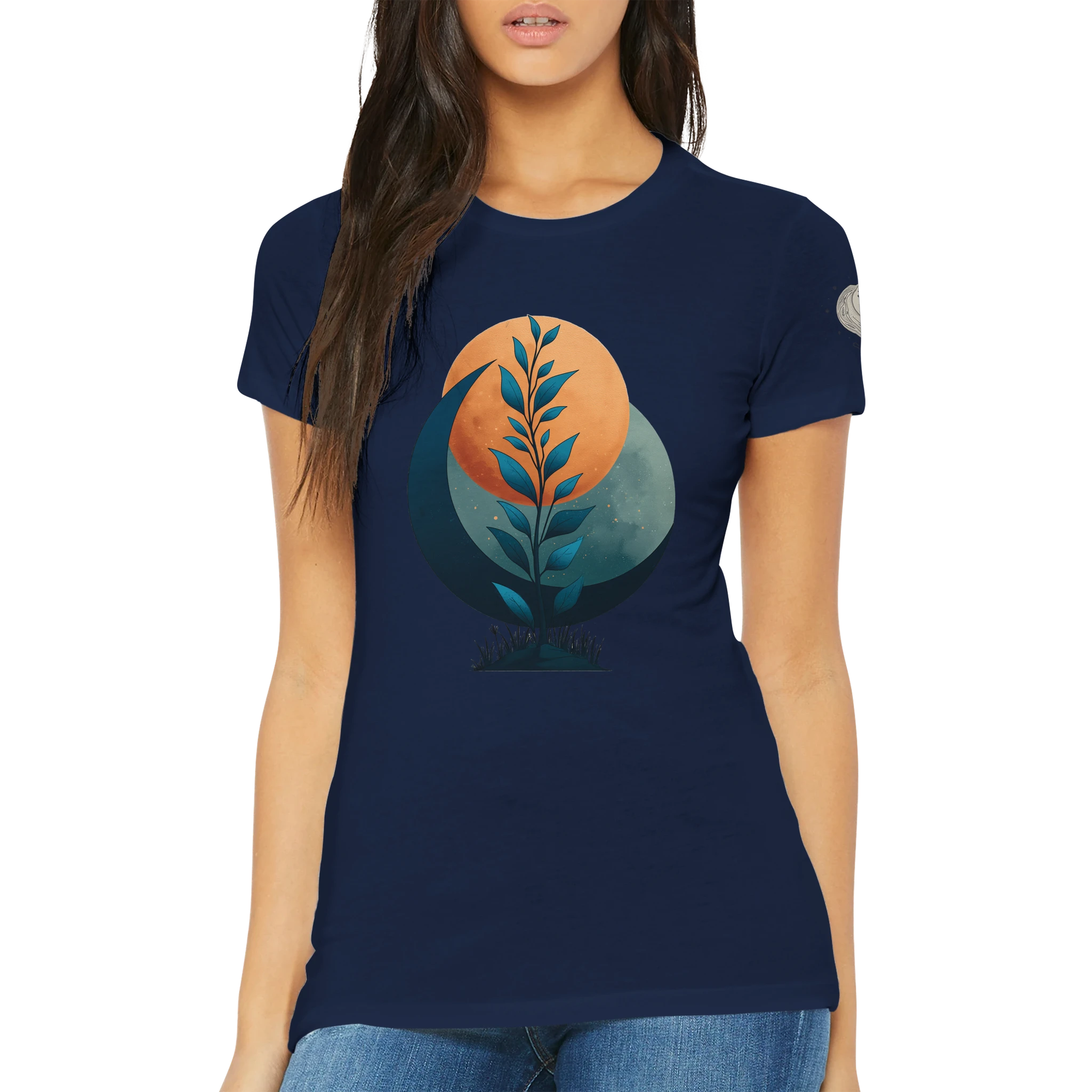 Damen T-shirt "Solar Root" - Cosmic Botanicals No. 24 (EU)