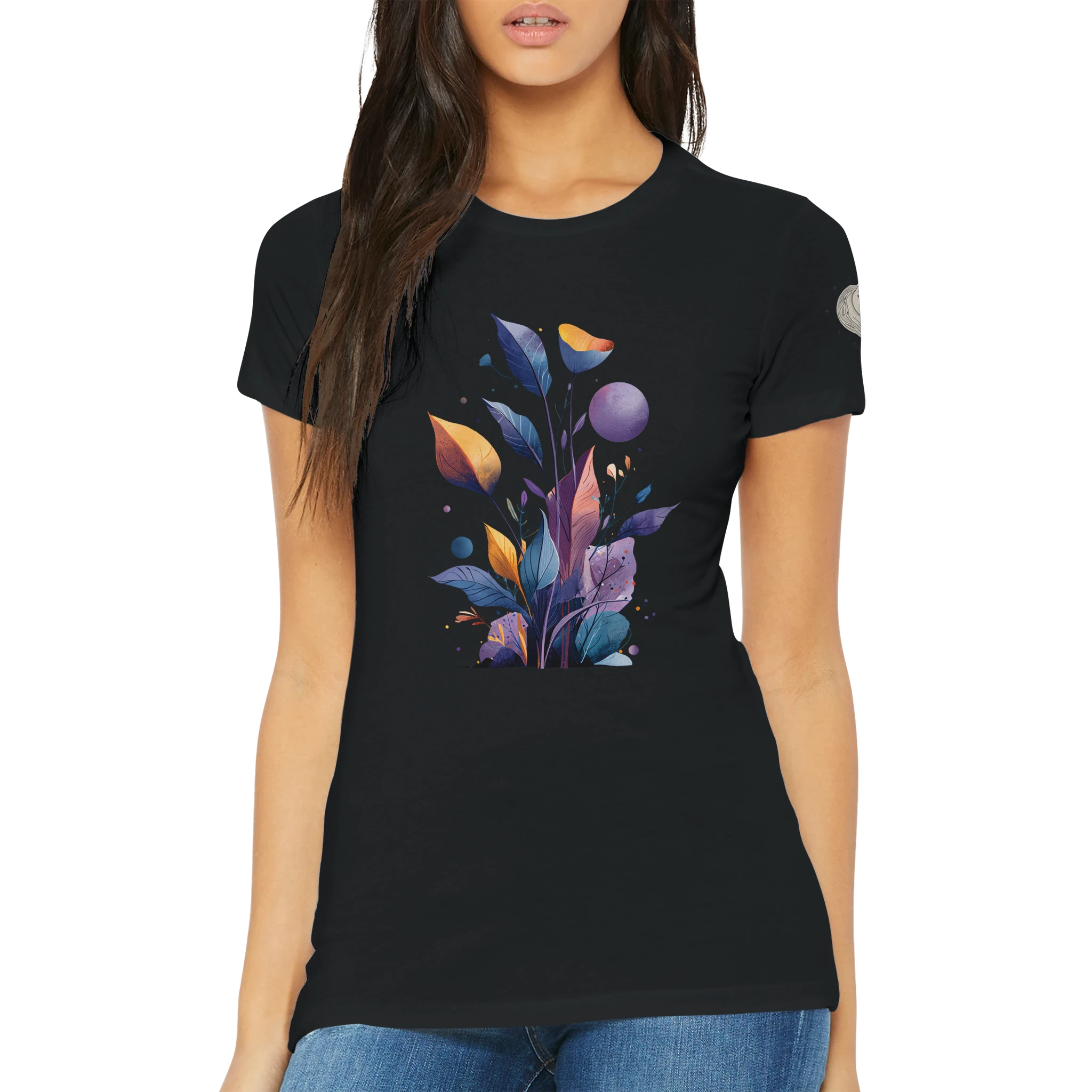 Dames T-shirt "Celestial Bloom" - Cosmic Botanicals nr. 30 (EU)
