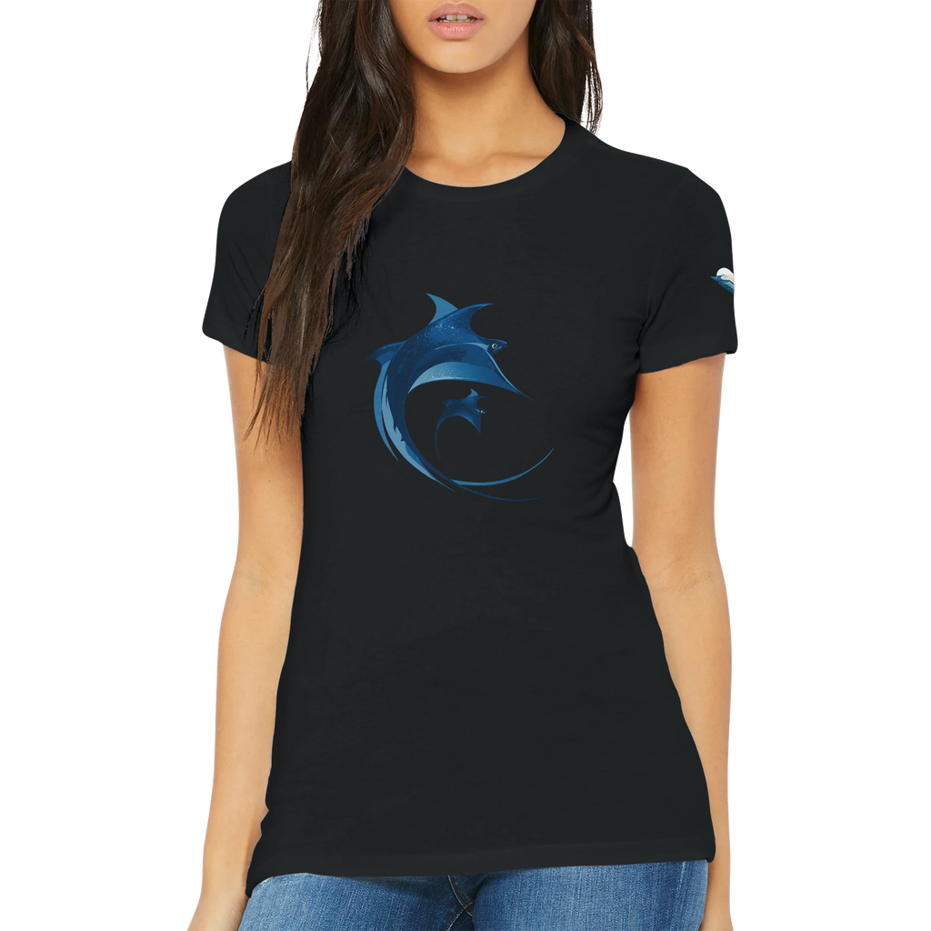 Women's T-shirt - "Ocean Dancer" - Opal Depths No. 20 (EU)