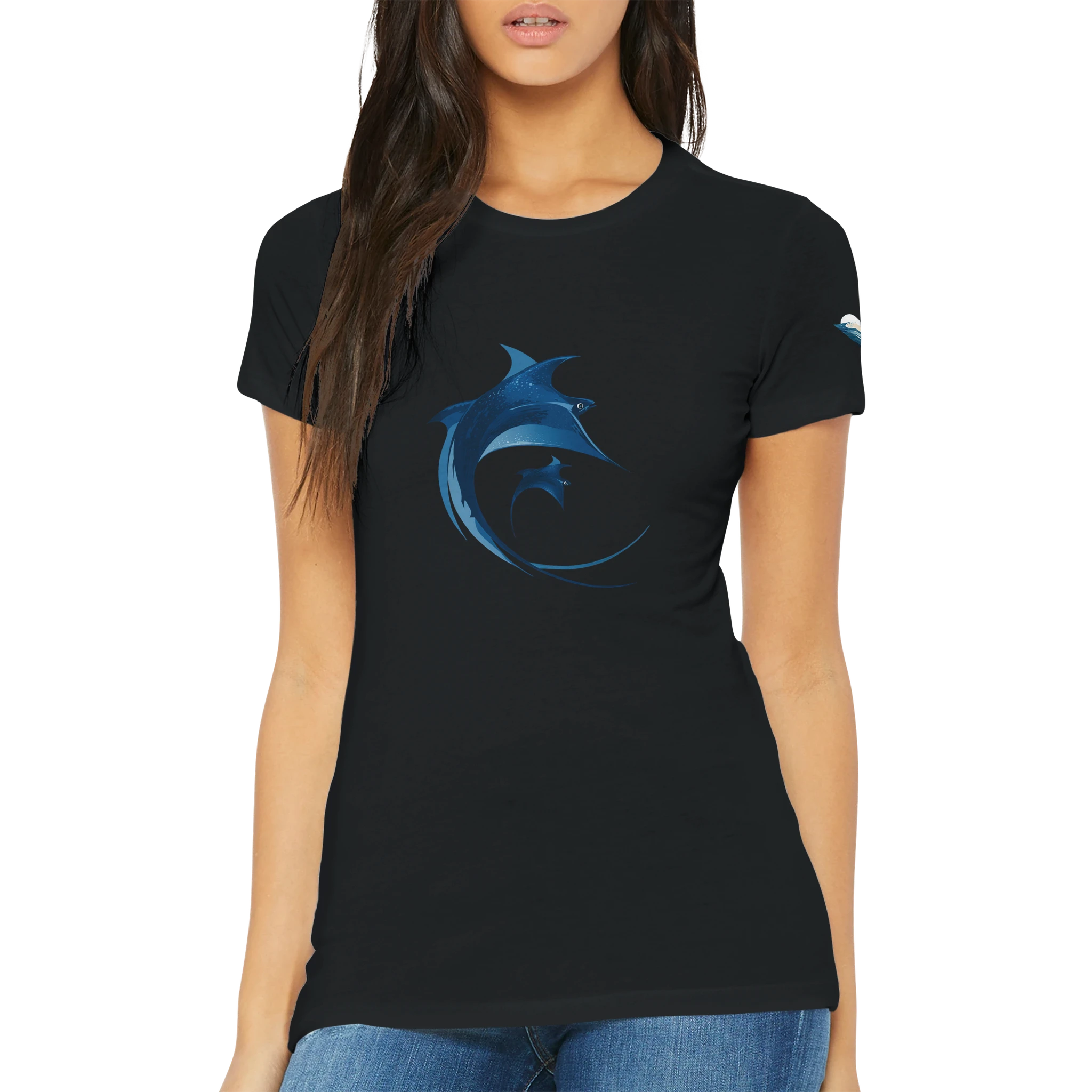 Women's T-shirt - "Ocean Dancer" - Opal Depths No. 20 (EU)