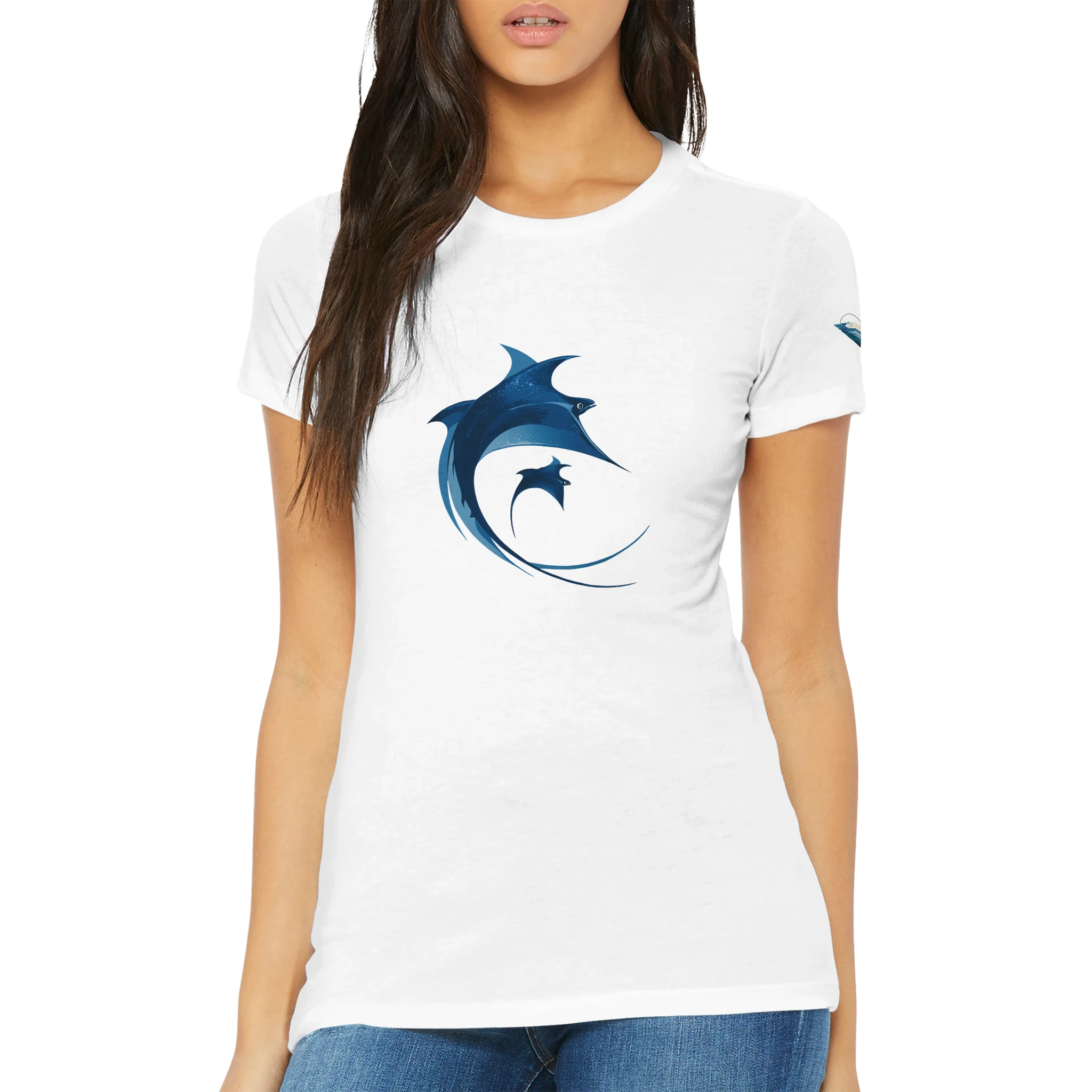 Women's T-shirt - "Ocean Dancer" - Opal Depths No. 20 (EU)